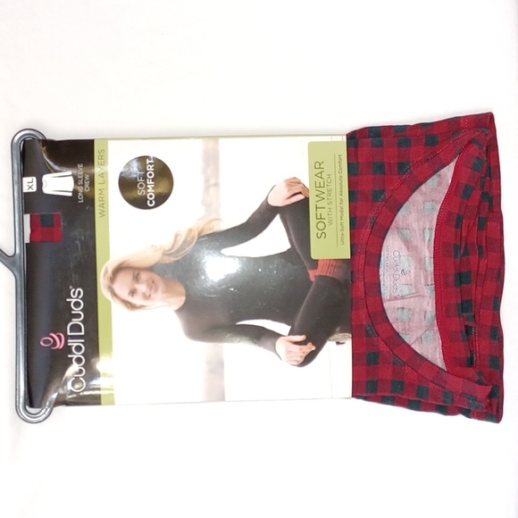 Women's Cuddl Duds® Softwear with Stretch Long Sleeve Crewneck Top - Picture 2 of 4